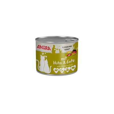 AMORA Fleisch Pur mit Huhn + Ente 200 g