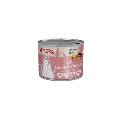 AMORA Fleisch Pur mit Lachs + Forelle 200 g