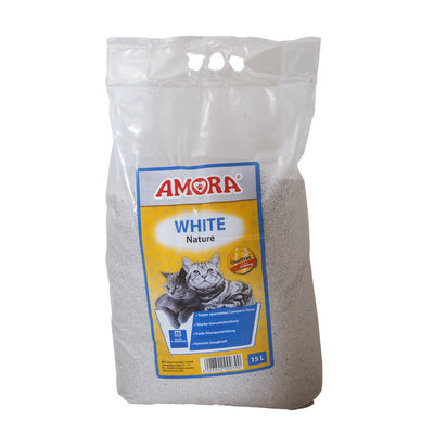 AMORA Katzenstreu White Compact Nature  15 l