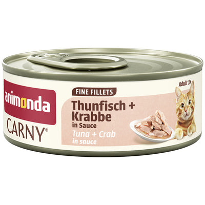 animonda Carny Fine Fillets Adult Thunfisch + Krabbe in Sauce 60 g