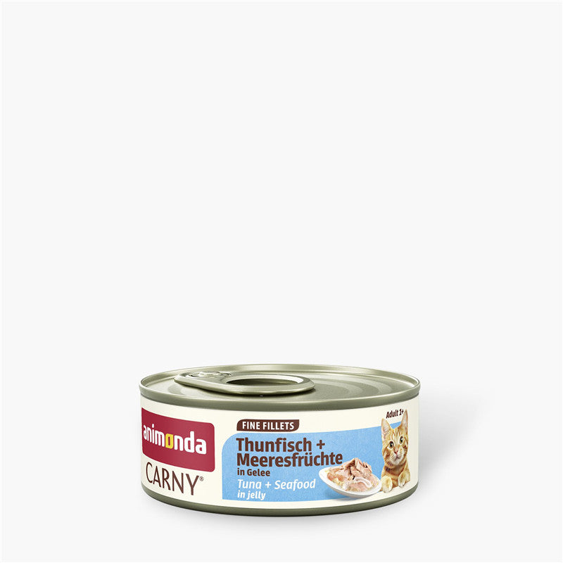 animonda Carny Fine Fillets Adult Thunfisch + Meeresfrüchte in Gelee 60 g