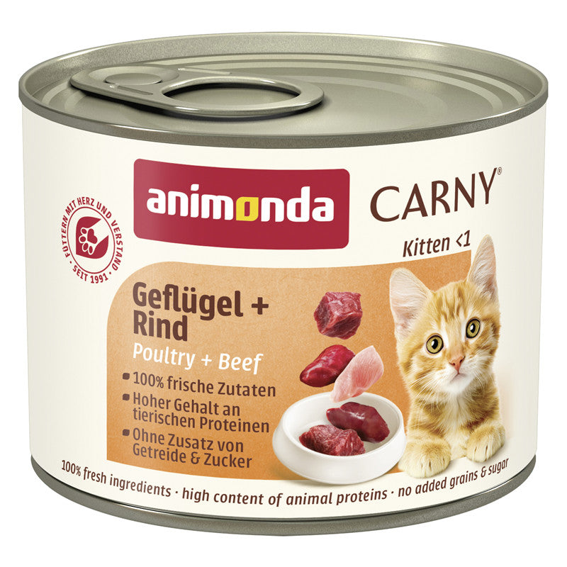 Animonda Carny Kitten Geflügel + Rind 200 g