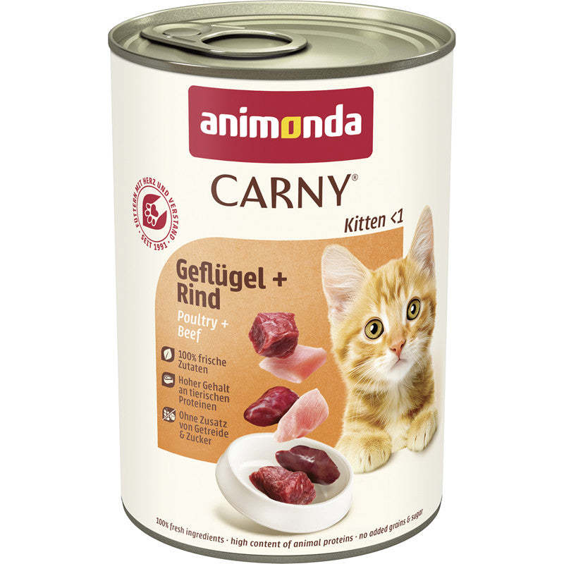 Animonda Carny Kitten Geflügel + Rind 400 g