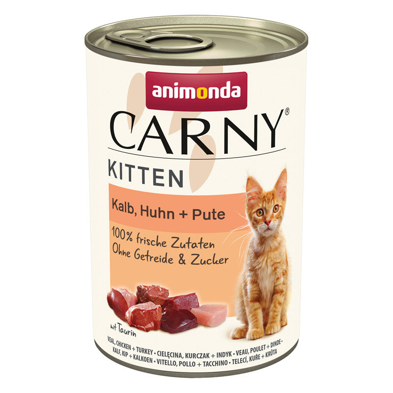 Animonda Carny Kitten Kalb, Huhn + Pute 400 g