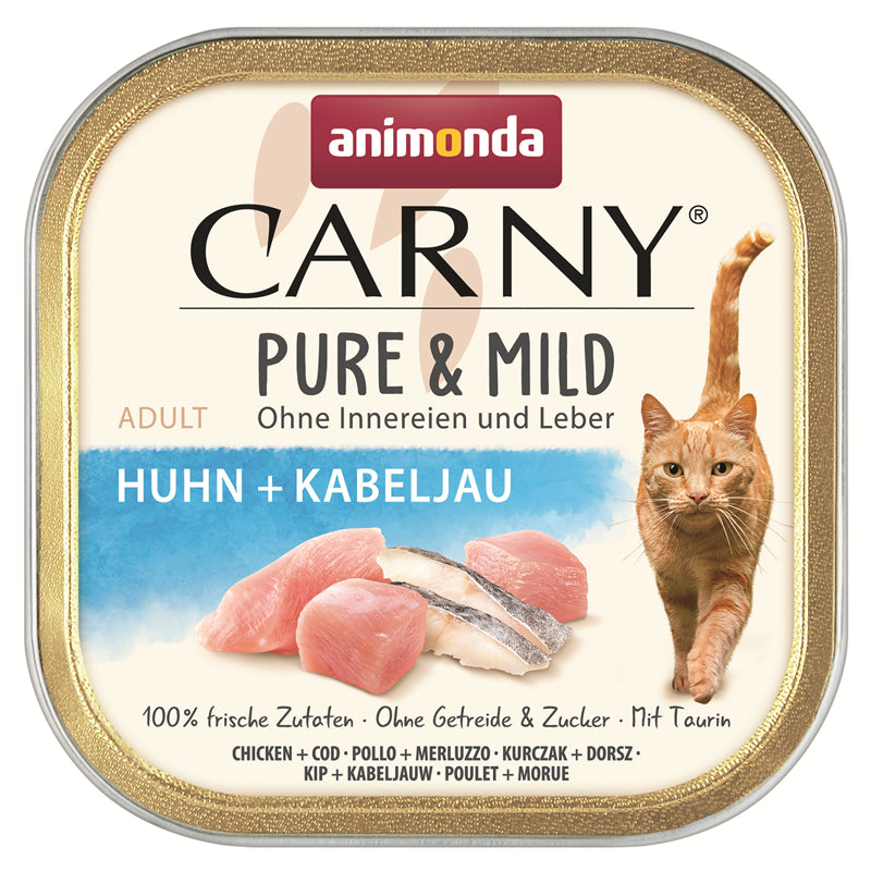 animonda Carny Pure & Mild Adult Huhn + Kabeljau 100 g