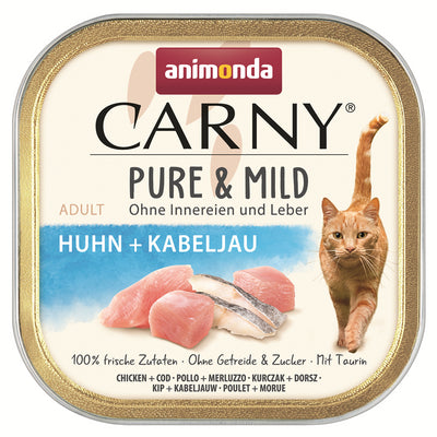 animonda Carny Pure & Mild Adult Huhn + Kabeljau 100 g