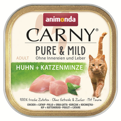 animonda Carny Pure & Mild Adult Huhn + Katzenminze 100 g