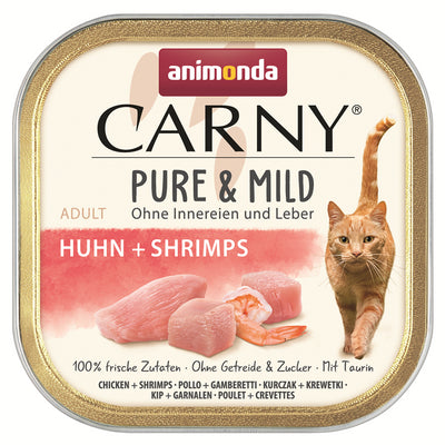 animonda Carny Pure & Mild Adult Huhn + Shrimps 100 g