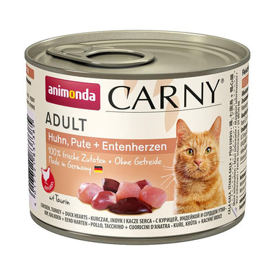 Animonda Cat Dose Carny Adult Huhn & Pute & Entenherzen 200 g