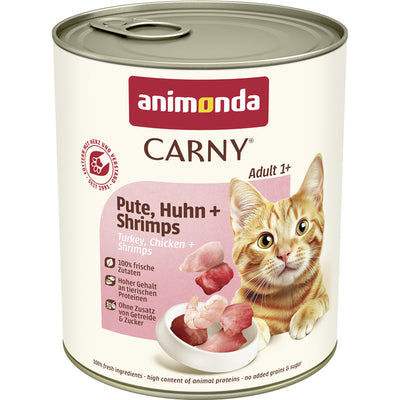 Animonda Cat Dose Carny Adult Pute, Huhn + Shrimps 800 g