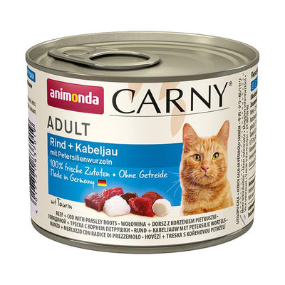 Animonda Cat Dose Carny Adult Rind & Kabeljau & Petersilienwurzeln 200 g