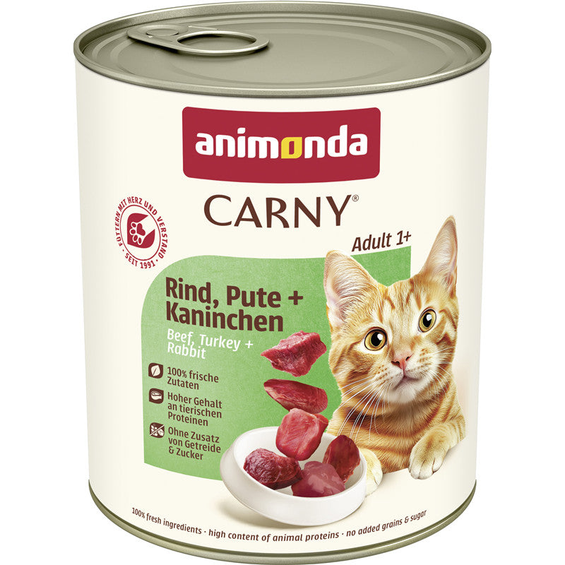 Animonda Cat Dose Carny Adult Rind & Pute & Kaninchen 800 g