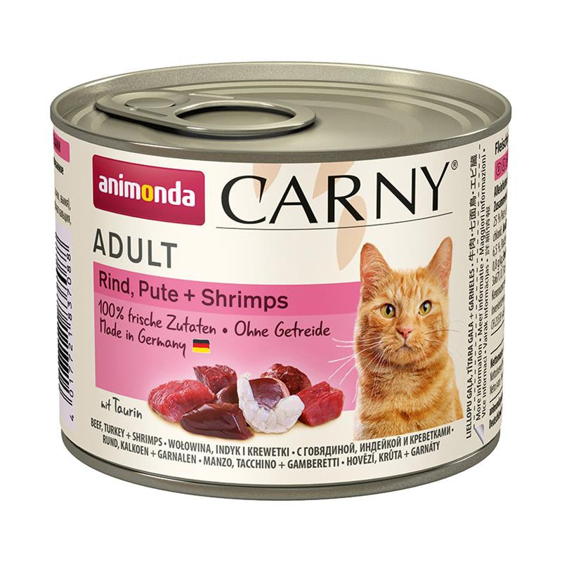 Animonda Cat Dose Carny Adult Rind & Pute & Shrimps 200 g