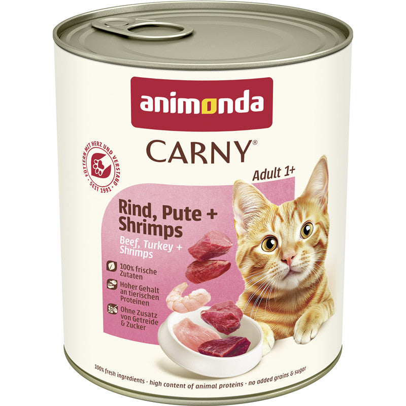 Animonda Cat Dose Carny Adult Rind & Pute & Shrimps 800 g
