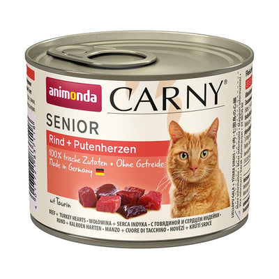 Animonda Cat Dose Carny Senior Rind & Putenherzen 200 g