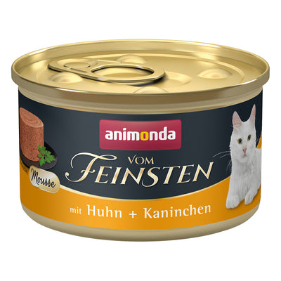 Animonda Cat Dose vom Feinsten Mousse Adult Huhn + Kaninchen  85 g