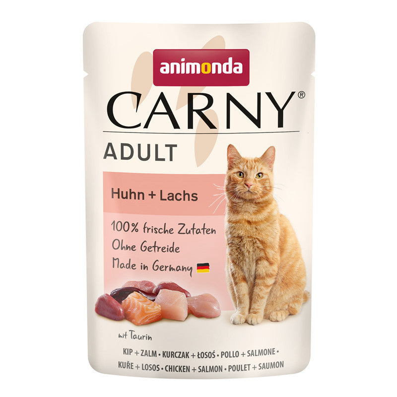 Animonda Cat Portionsbeutel Carny Adult Huhn + Lachs 85 g