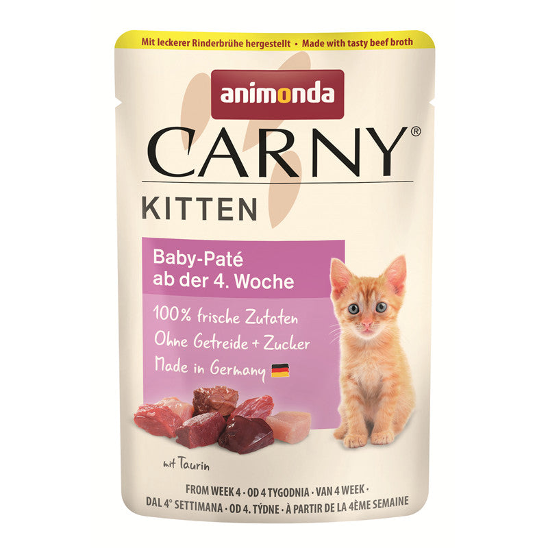 Animonda Cat Portionsbeutel Carny Kitten Baby-Paté 85 g