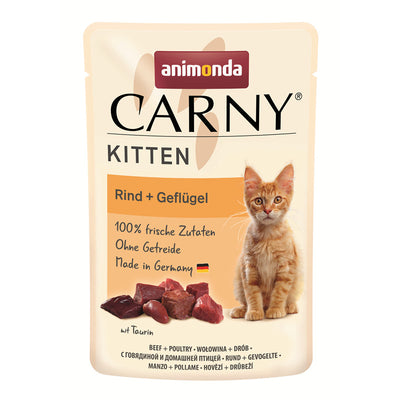 Animonda Cat Portionsbeutel Carny Kitten Geflügelcocktail 85 g