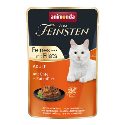 Animonda Cat Portionsbeutel vom Feinsten Adult Ente + Putenfilet 85 g