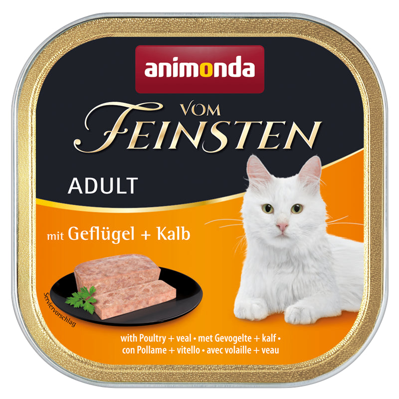 Animonda Cat Vom Feinsten Adult mit Geflügel & Kalb 100 g