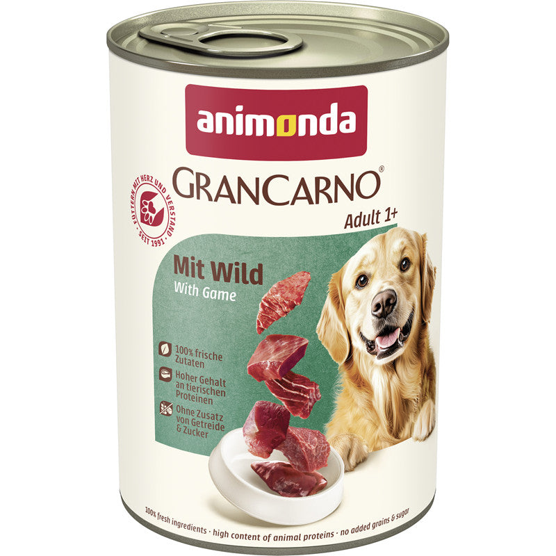 Animonda Dog Dose GranCarno Adult mit Wild 400 g