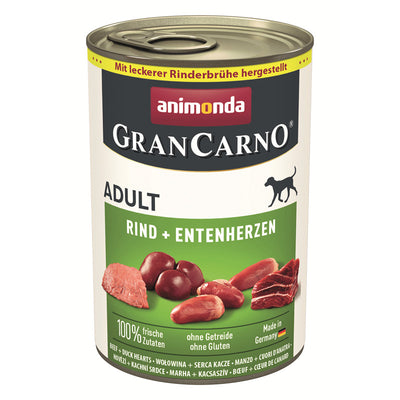 Animonda Dog Dose GranCarno Adult Rind & Entenherz 400 g