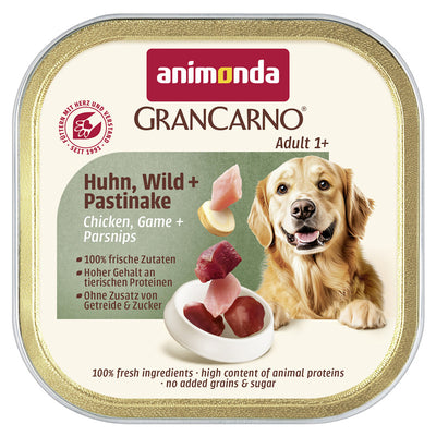Animonda Dog GranCarno Country Adult Huhn, Wild + Pastinake 150 g
