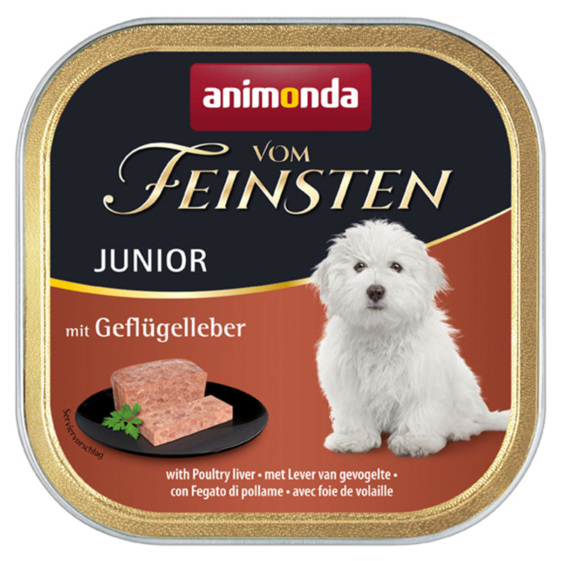 Animonda Dog Vom Feinsten Junior mit Geflügelleber 150 g