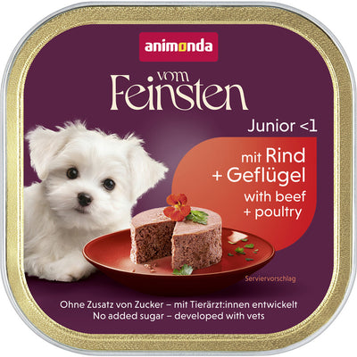 Animonda Dog Vom Feinsten Junior Rind & Geflügel 150 g