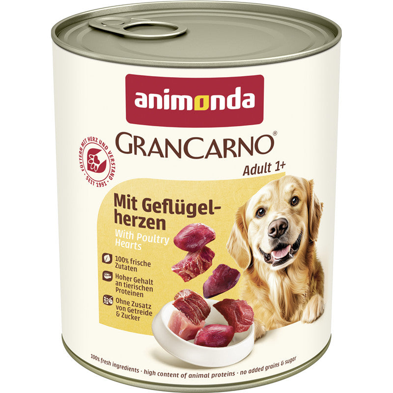 Animonda GranCarno Adult Geflügelherzen 800 g