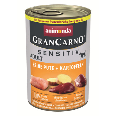 Animonda GranCarno Adult Sensitive Pute+ Kartoffeln 400 g