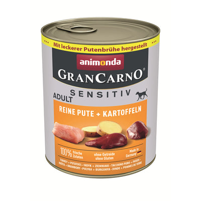 Animonda GranCarno Adult Sensitive Pute+ Kartoffeln 800g