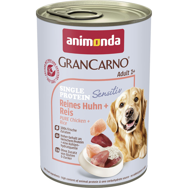Animonda GranCarno Adult Sensitive Reines Huhn + Reis 400 g