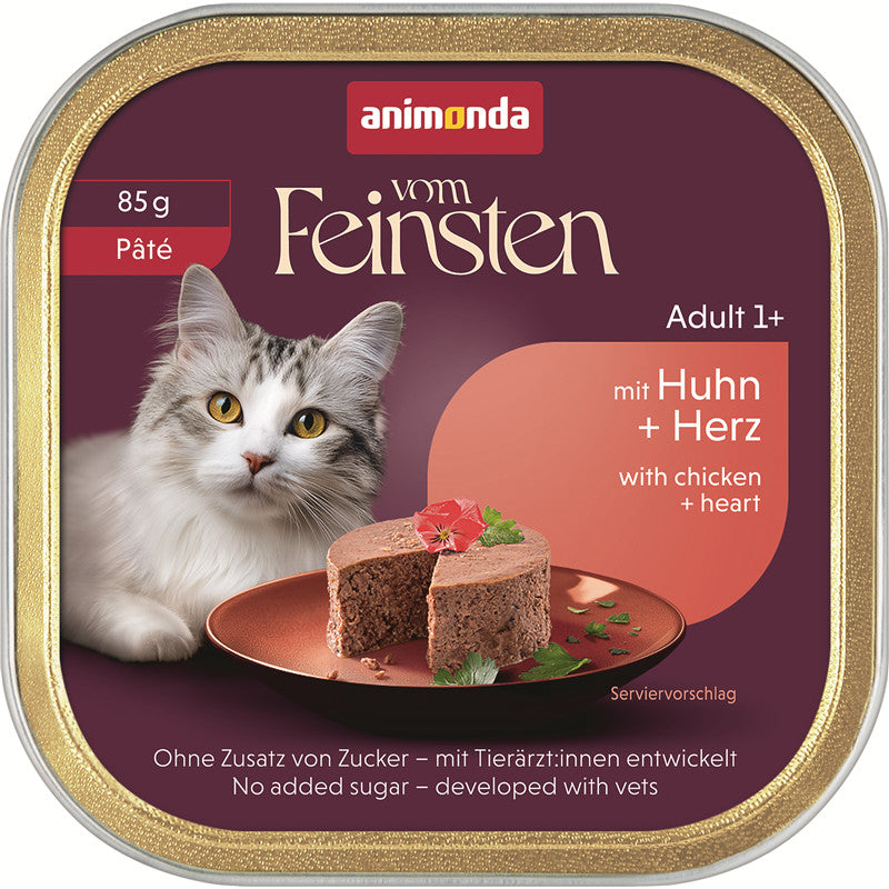 animonda Vom Feinsten Adult Pâté mit Huhn + Herz 85 g
