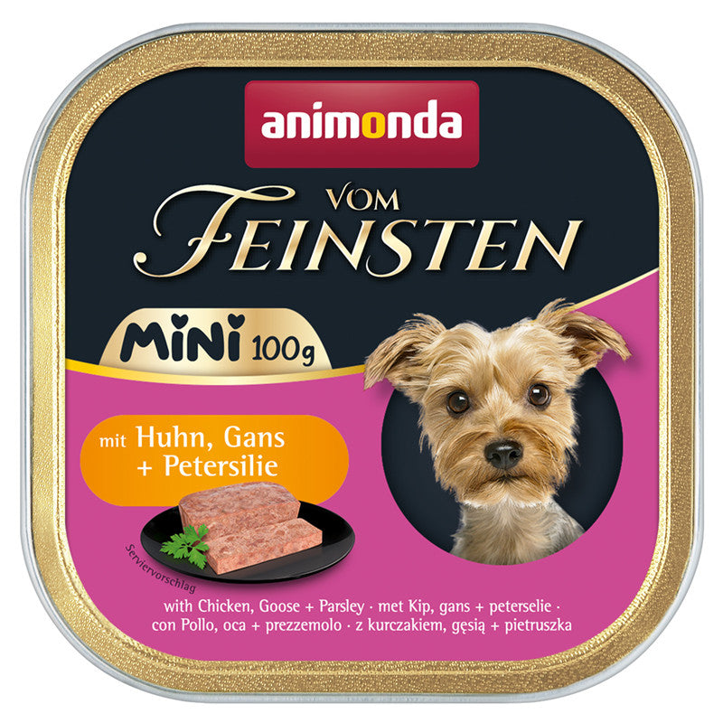 Animonda Vom Feinsten Mini Adult mit Huhn, Gans + Petersilie 100 g