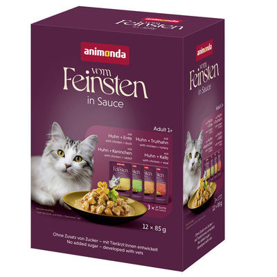 animonda Vom Feinsten Raffinesse in Sauce Adult 12 x 85 g Mixpack 1 Stück