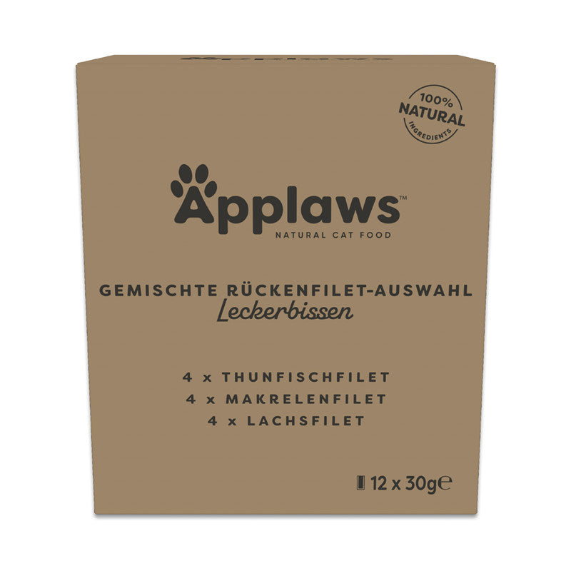 Applaws Cat Snack Multipack Filet Selection 12 x 30g 1 Stück