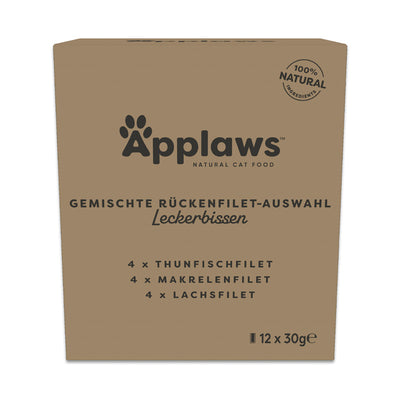 Applaws Cat Snack Multipack Filet Selection 12 x 30g 1 Stück