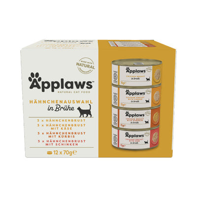 Applaws Katzen Nassfutter Dosen Chicken Selection Multipack 12 x 70 g