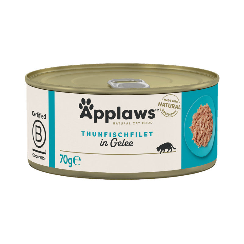 Applaws Katzen Nassfutter Thunfischfilet in Gelee 70 g