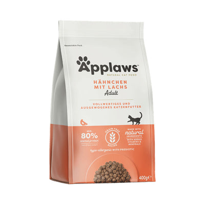 Applaws Katzen Trockenfutter mit Hühnchen & Lachs 400 g