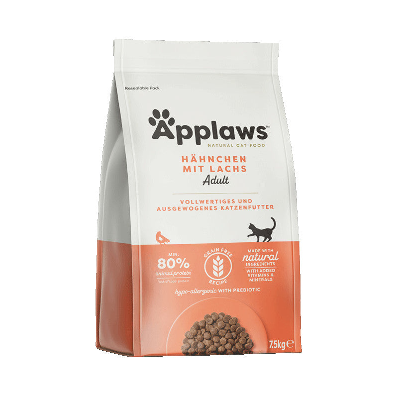 Applaws Katzen Trockenfutter mit Hühnchen & Lachs 7,5 kg