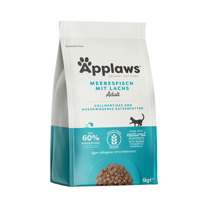 Applaws Katzen Trockenfutter Seefisch mit Lachs 6 kg