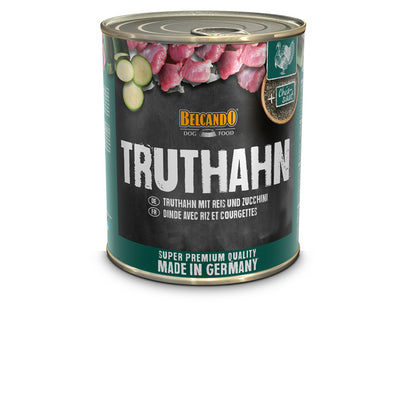 BELCANDO Dose Pute mit Reis und Zucchini 800 g