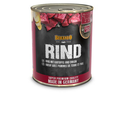 BELCANDO Dose Rind mit Kartoffeln uns Erbsen  800 g