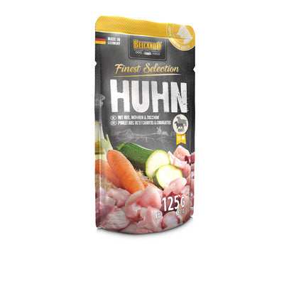 BELCANDO Frischebeutel Huhn und Reis mit Zucchini und Möhren  125 g