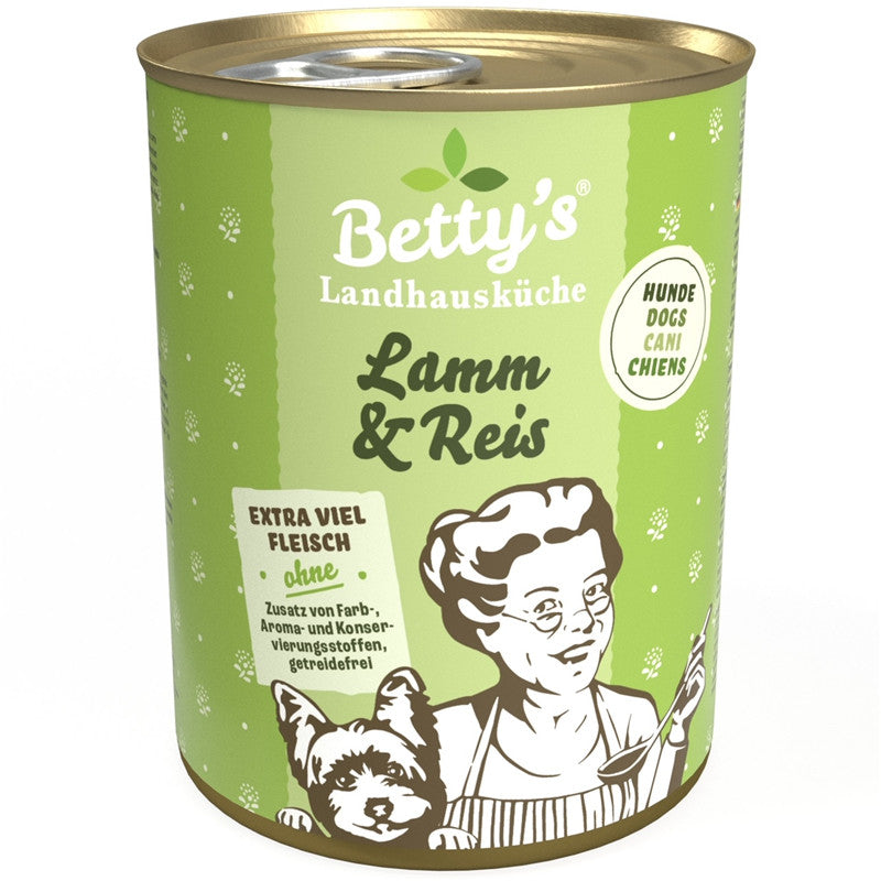 Betty's Landhausküche Hund Lamm & Reis 400 g