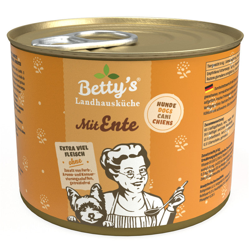 Betty's Landhausküche Hund mit Ente 200 g