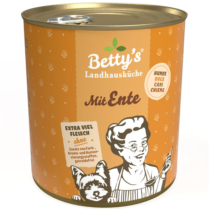 Betty's Landhausküche Hund mit Ente 800 g